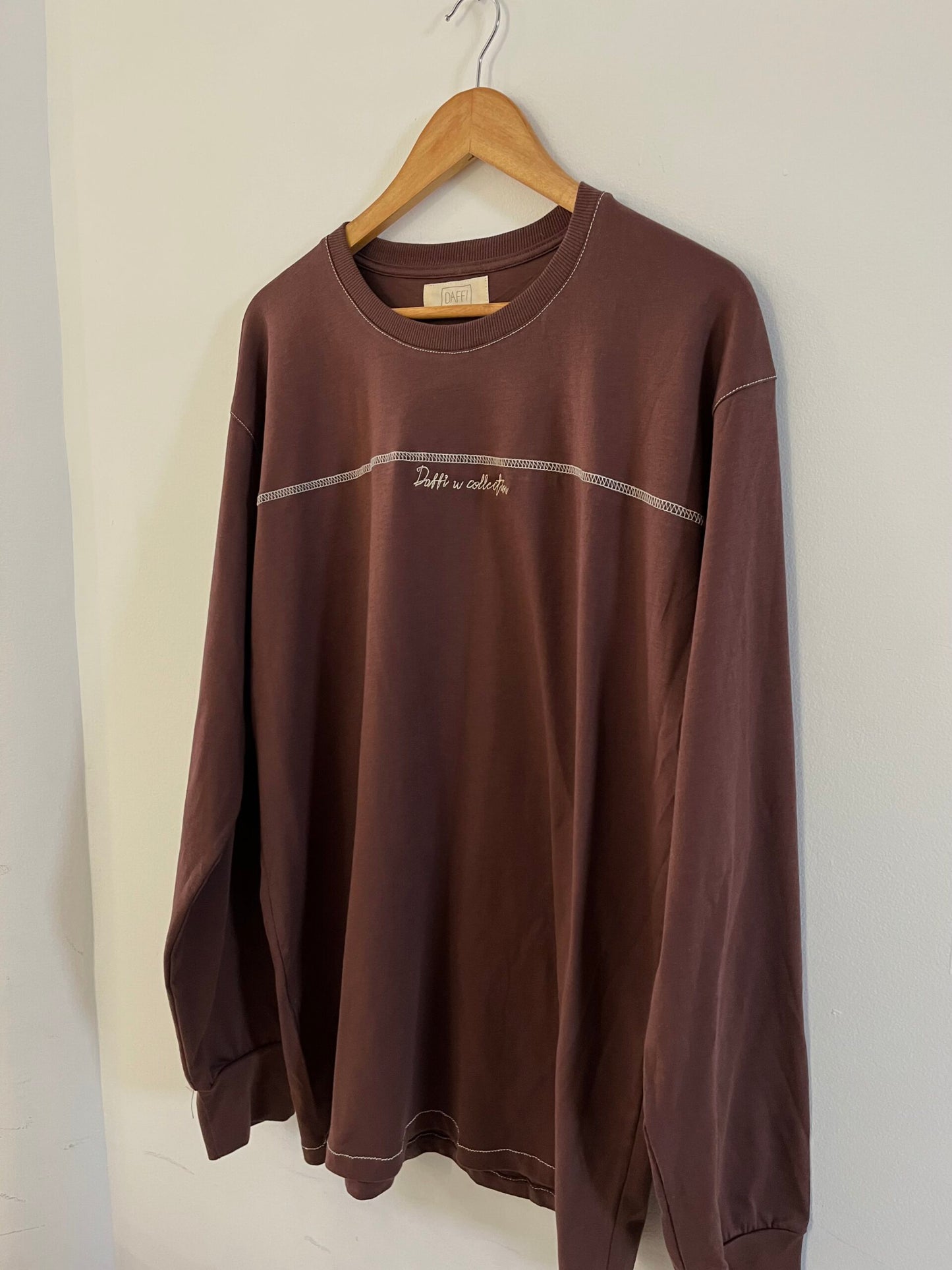 Dark red w long sleeve