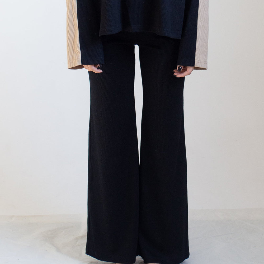 Knit Flared Trousers