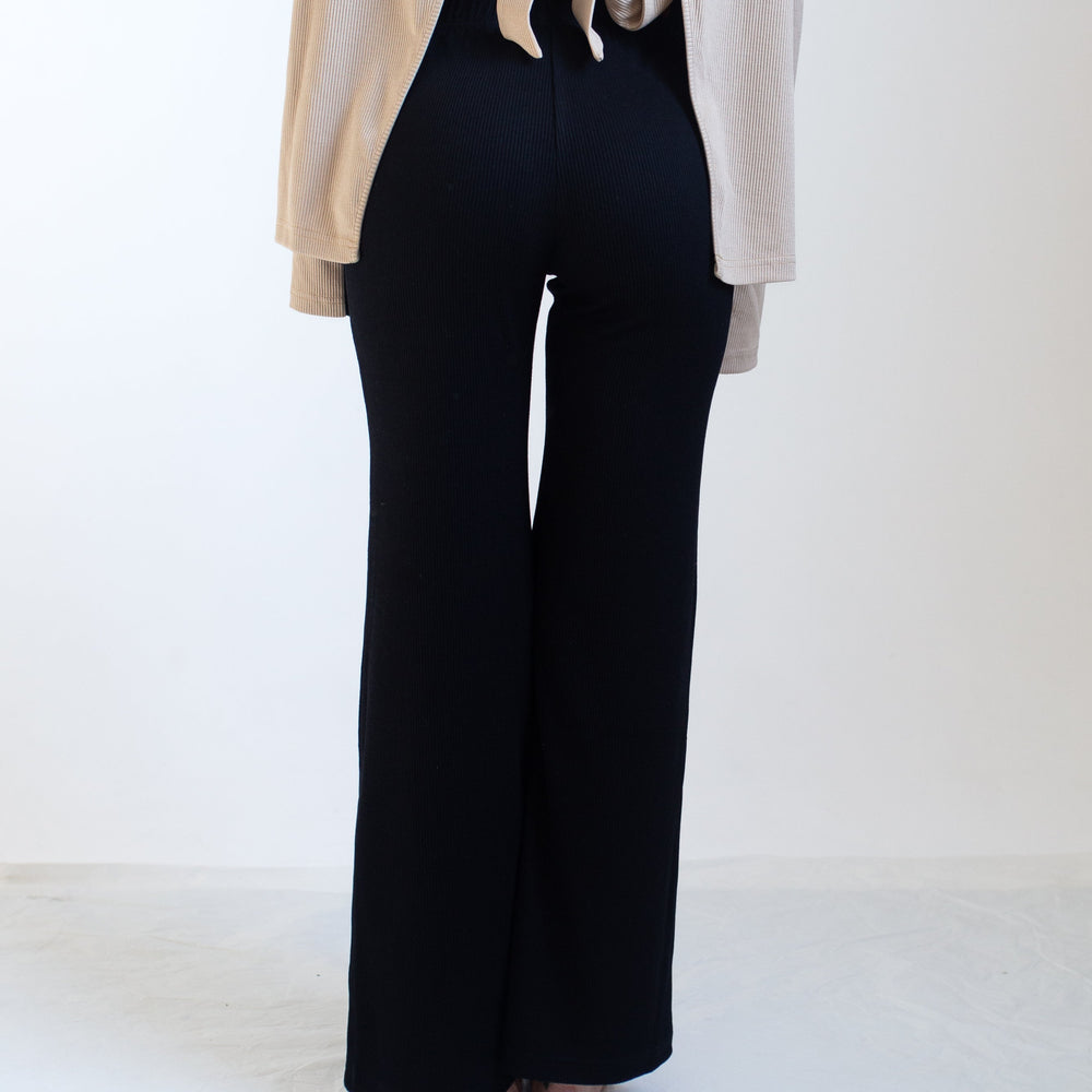 Knit Flared Trousers