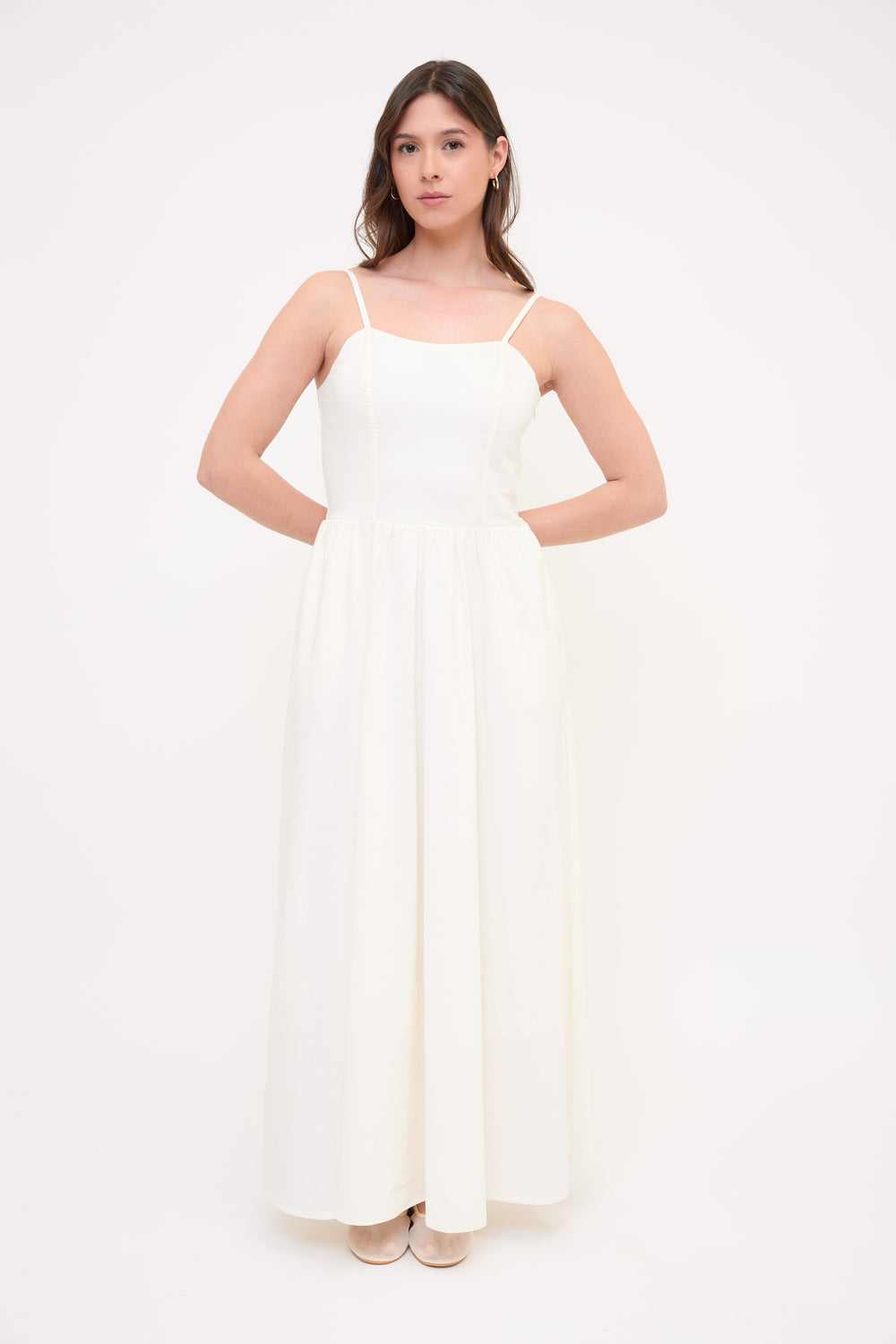 SELENA dress white total front look