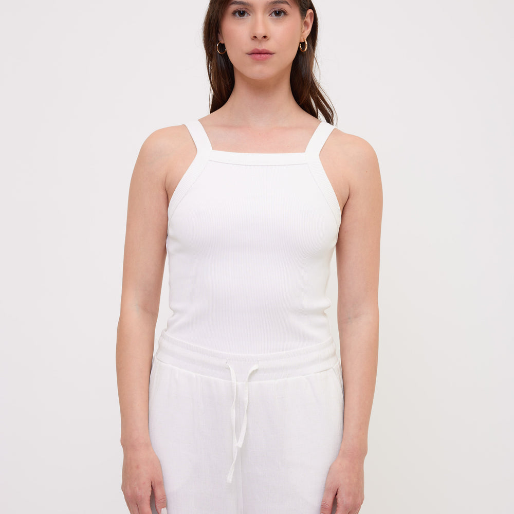 ROMY tank top white front medium look