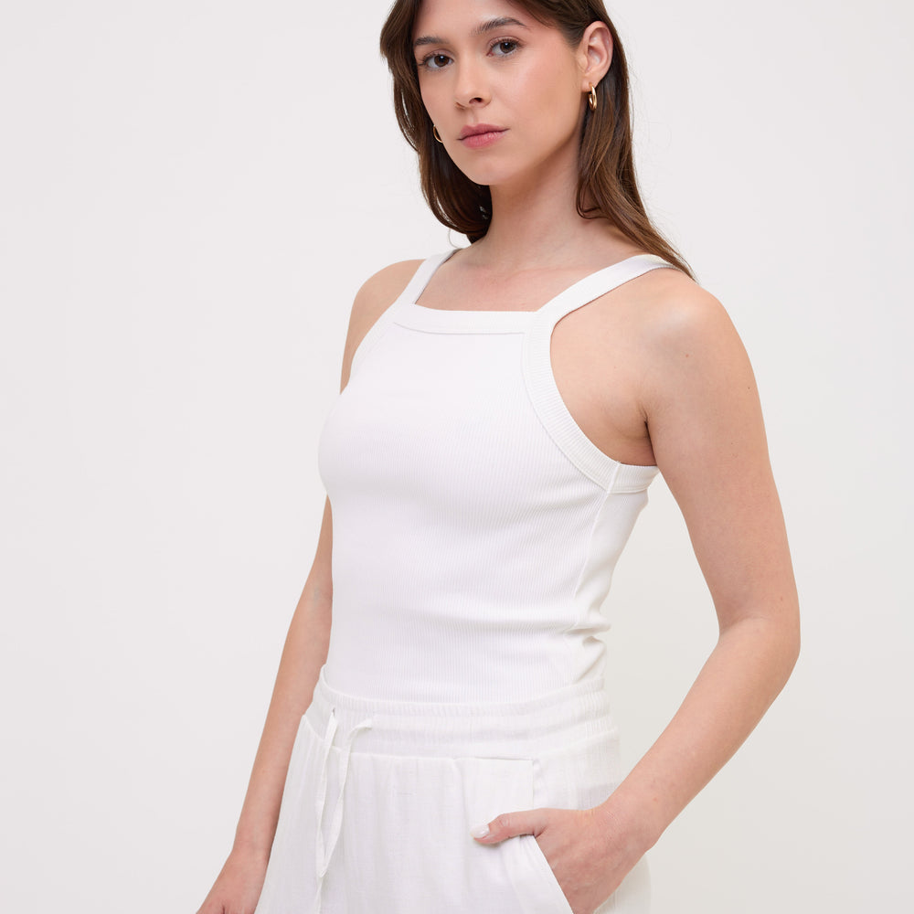 ROMY tank top white front medium look