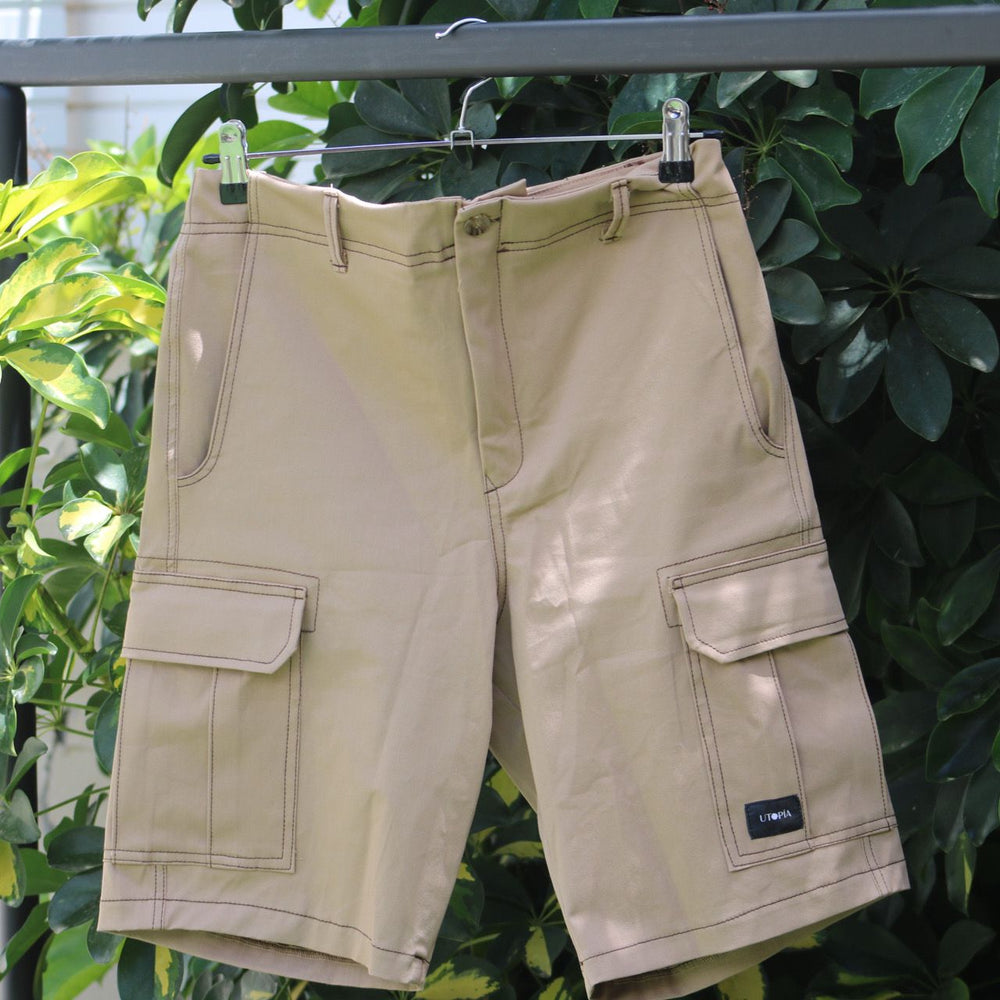 Utopía Cargo Shorts (Light Brown)