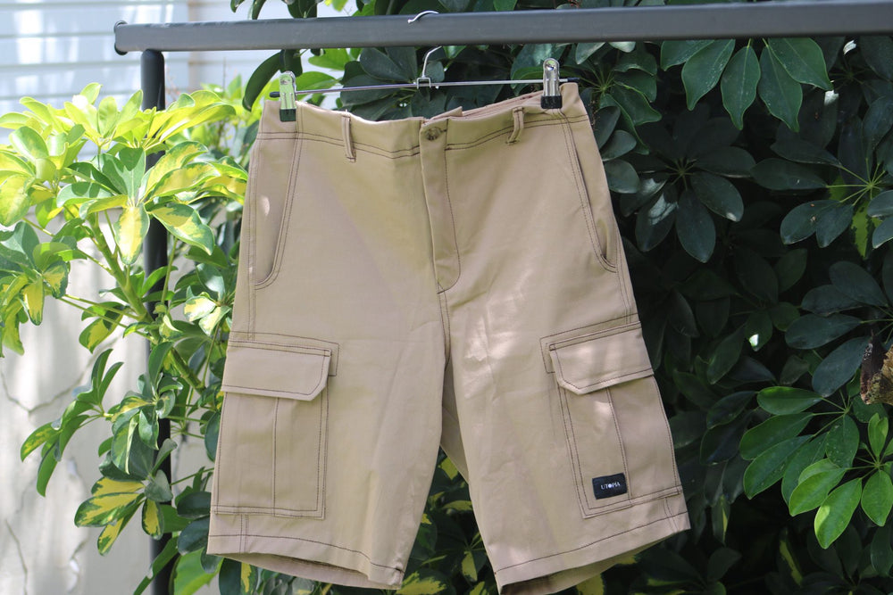 Utopía Cargo Shorts (Light Brown)