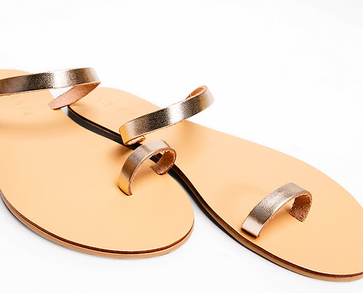 סנדלי אתנה זהב Atena sandals Gold