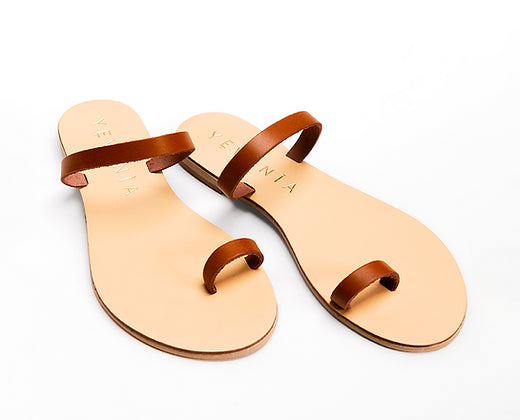 סנדלי אתנה חום Atena sandals Brown