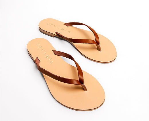 כפכפי לינוס חום Linos Flip-Flop Brown