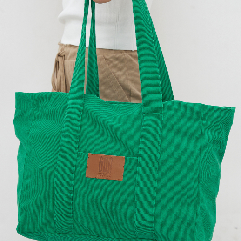 Green - Corduroy Bag