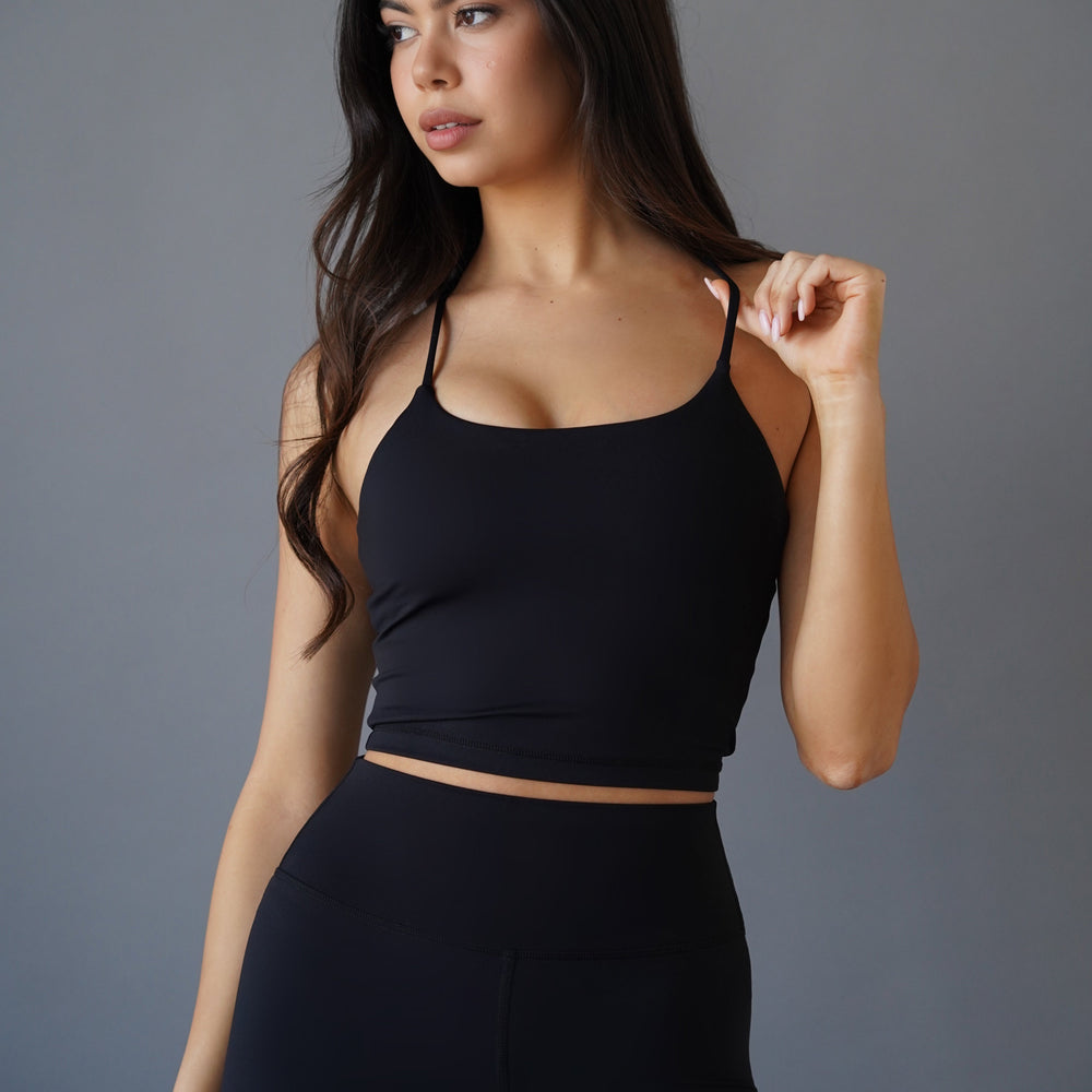 
                      
                        Black tank top bra
                      
                    