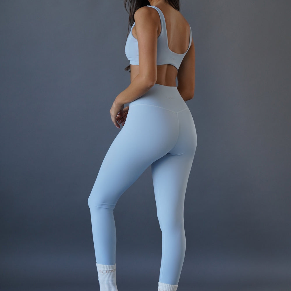 Light blue classic leggings