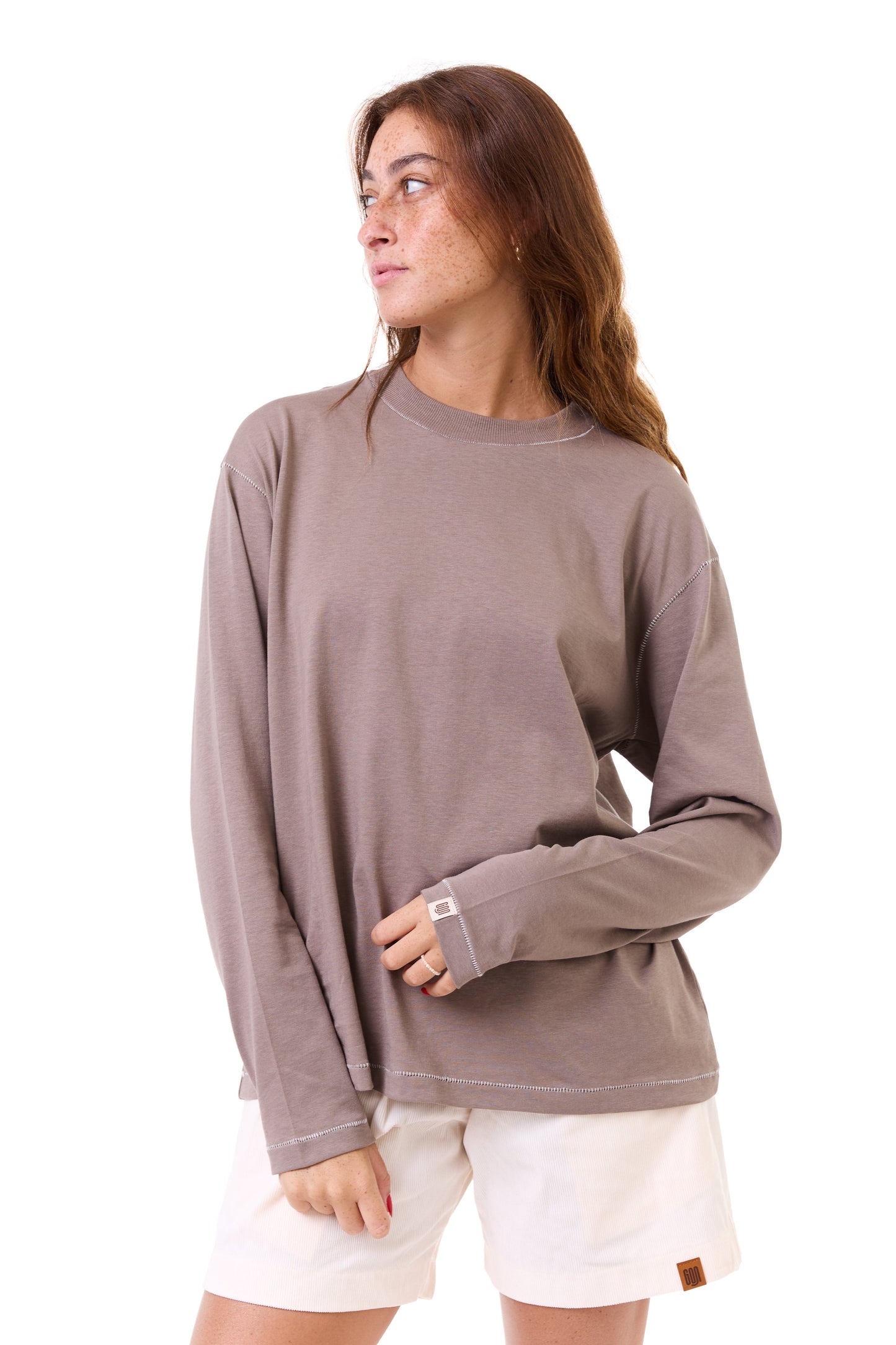 Camel - stitches long sleeves