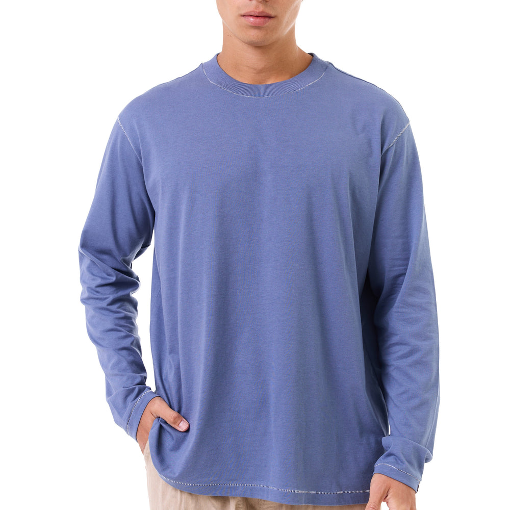 Blue- stitches long sleeves