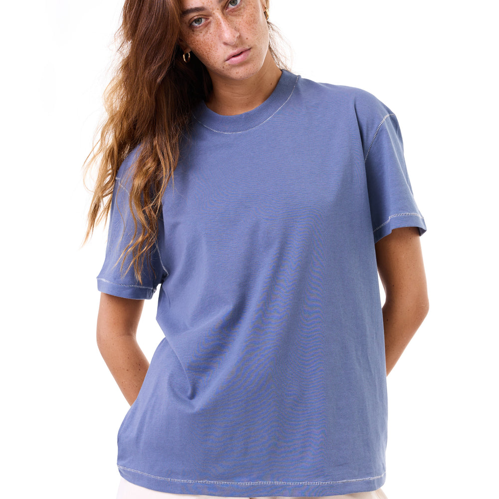 Blue - stitches t-shirt