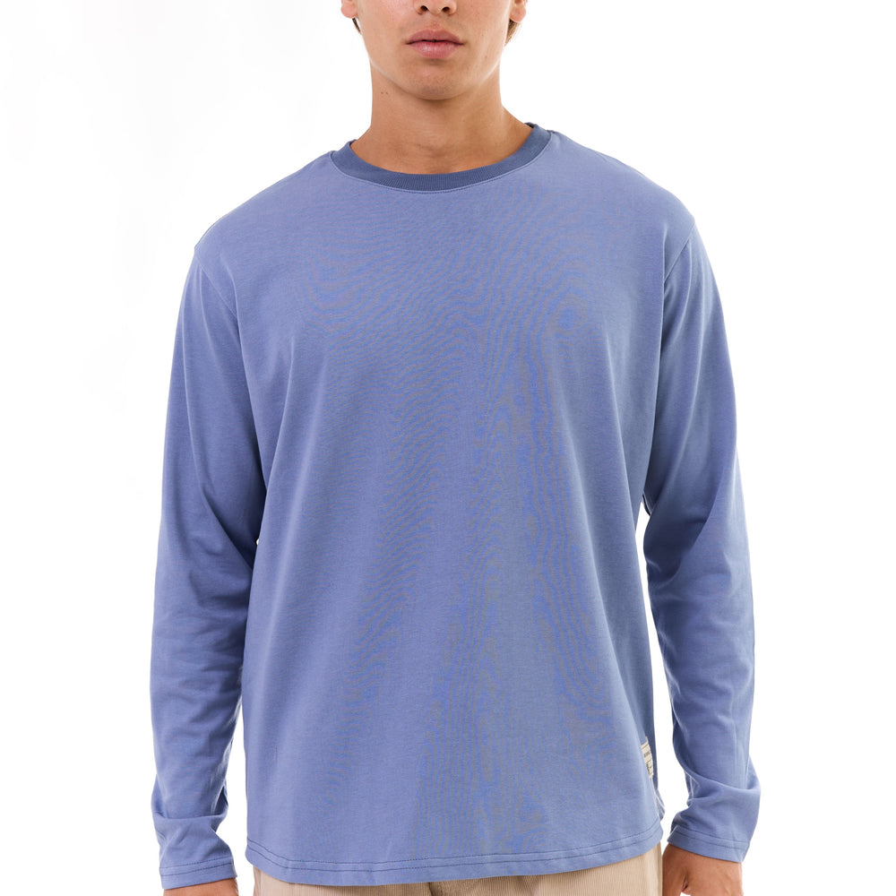 Basic Blue- oversized long sleeves