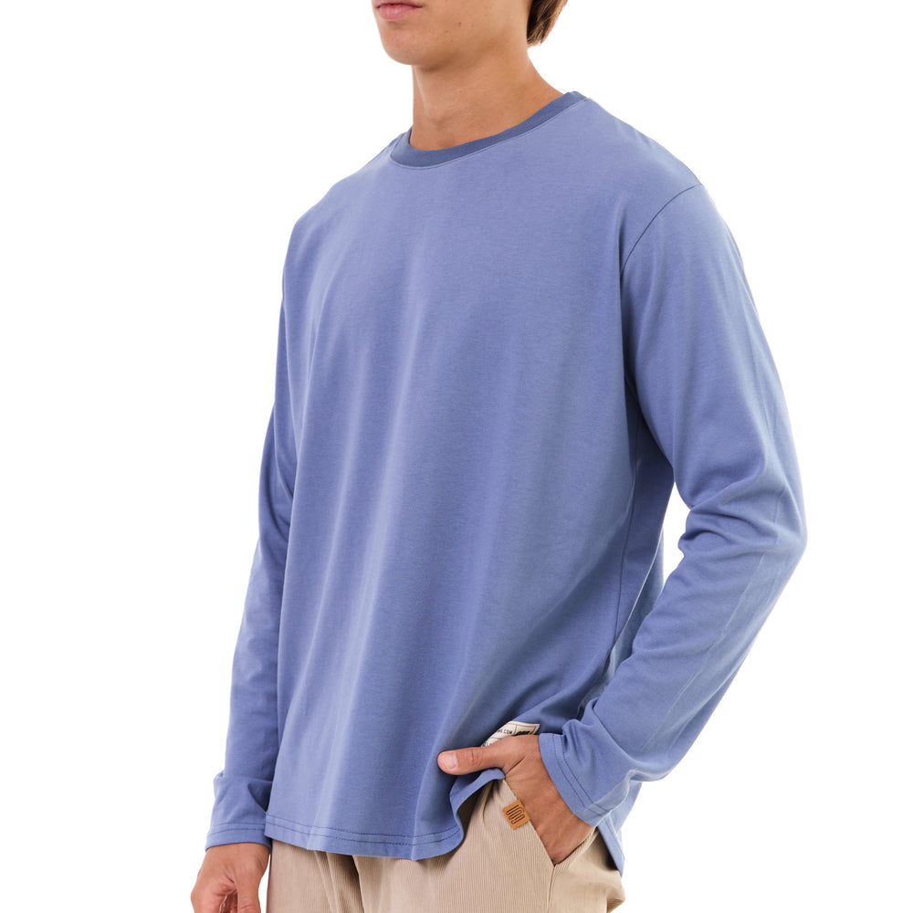 Basic Blue- oversized long sleeves