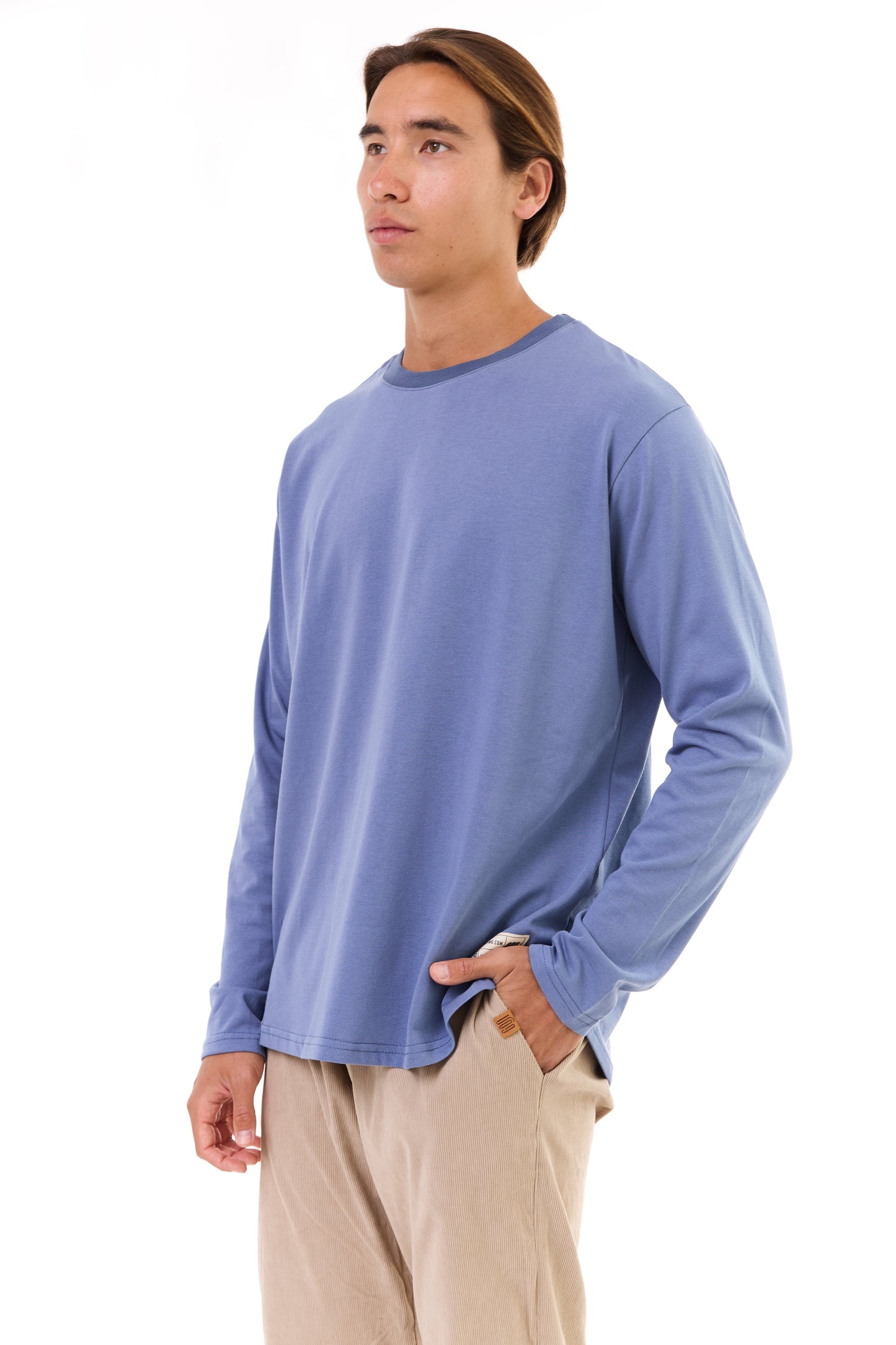 Basic Blue- oversized long sleeves