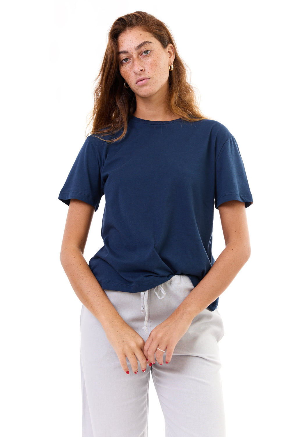 Navy blue - women t-shirt