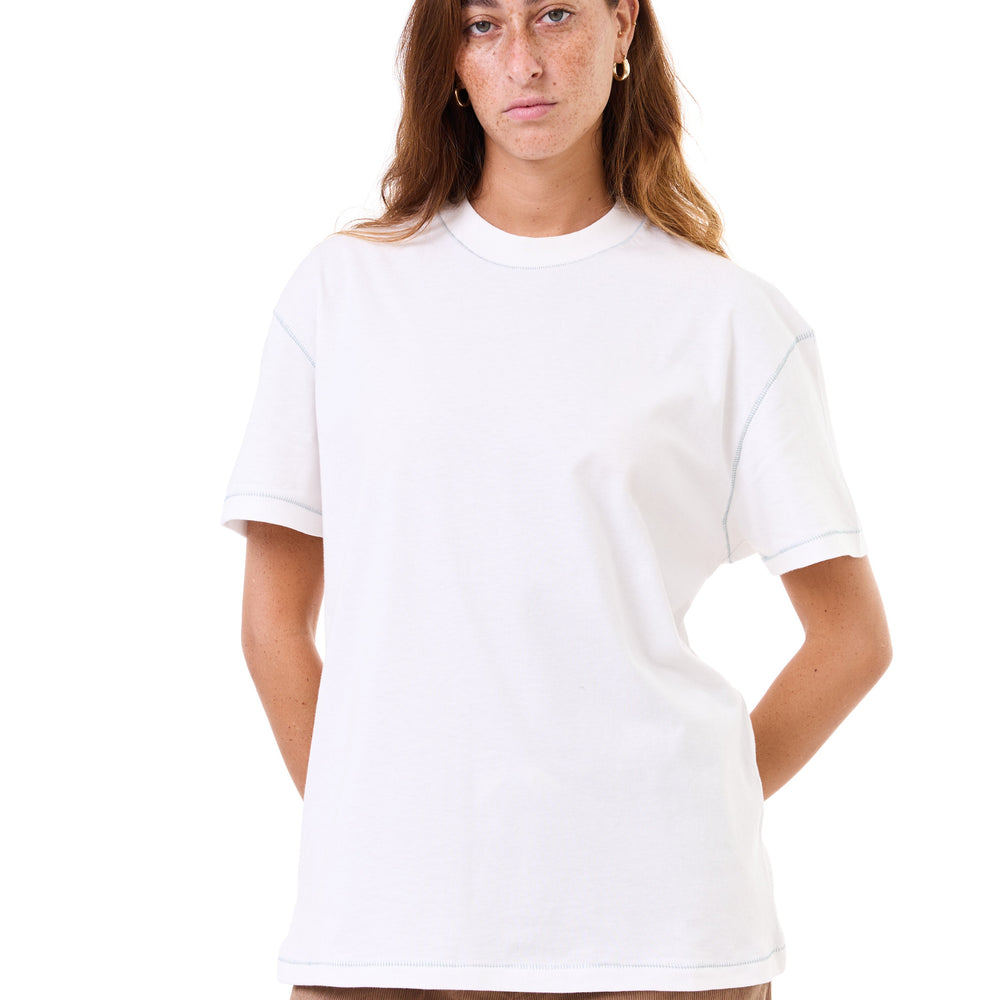 
                      
                        White - stitches t-shirt
                      
                    