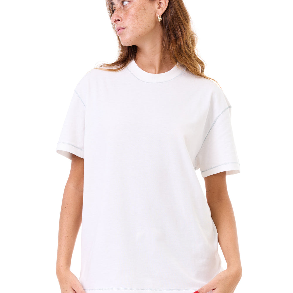 
                      
                        White - stitches t-shirt
                      
                    