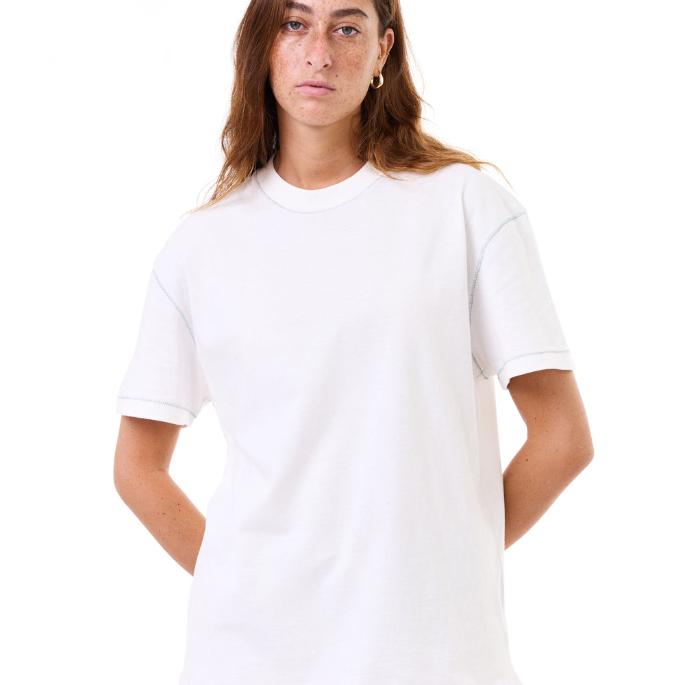 White - stitches t-shirt