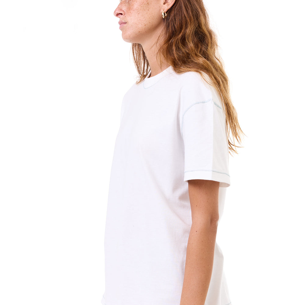 
                      
                        White - stitches t-shirt
                      
                    