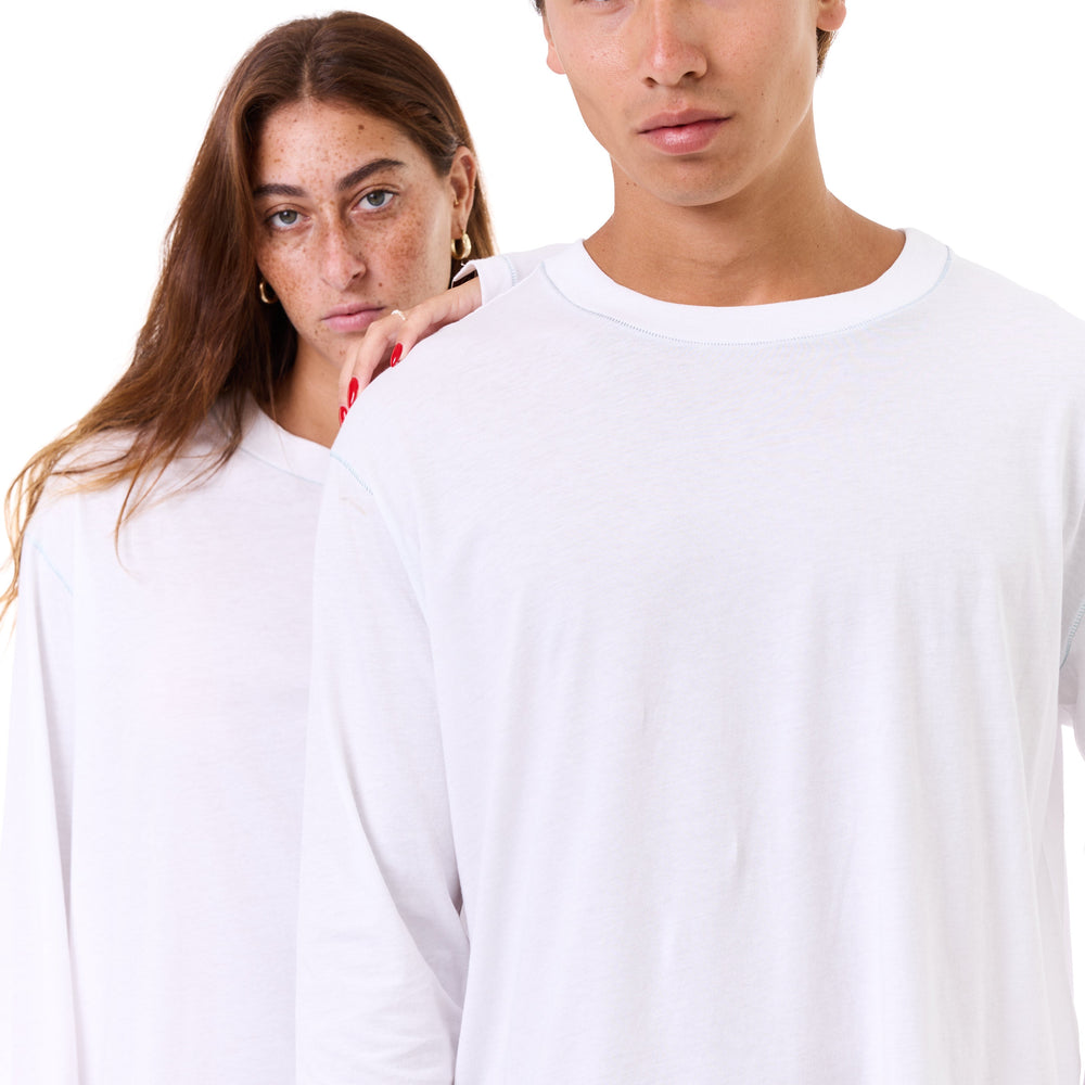 
                      
                        White - stitches long sleeves
                      
                    