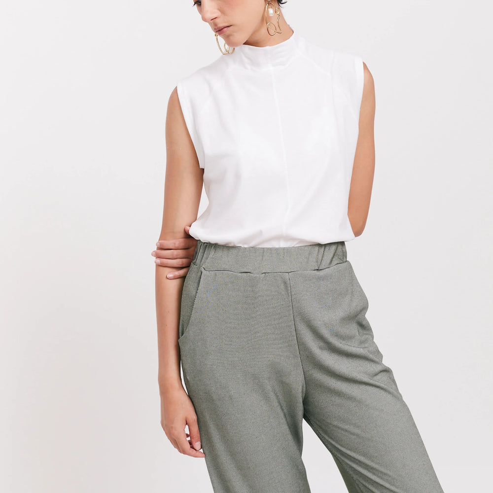 Louise pants | Olive grey